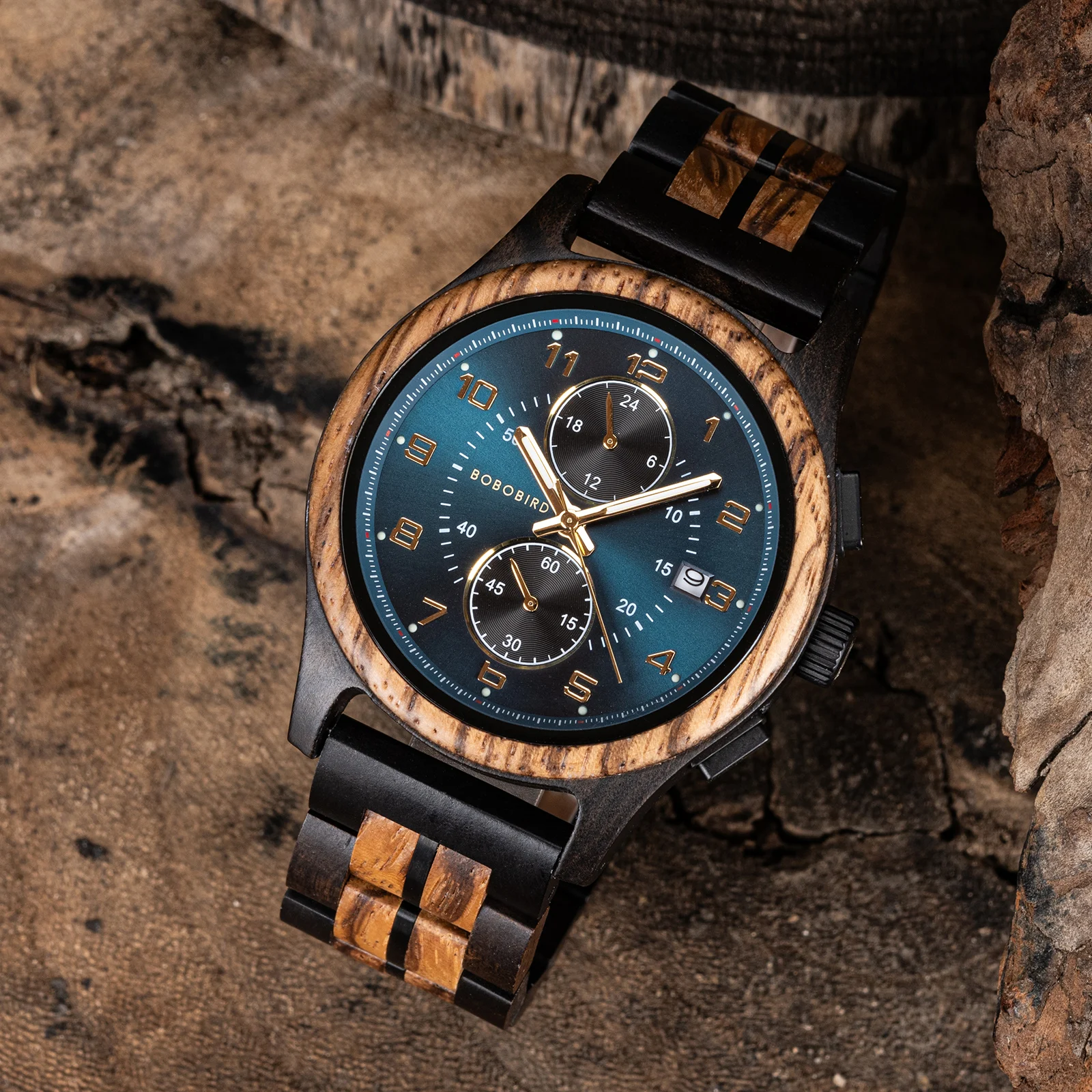 BOBO BIRD Watch Wood Wristwatch Man Handcrafted Vintage New Wooden Quartz Watch With Stylish Natural Wood Watch Unique Custom BOBO BIRD Watch Wood Wristwatch Man Handcrafted Vintage New Wooden Quartz Watch With Stylish Natural Wood Watch Unique Custom - Image 1
