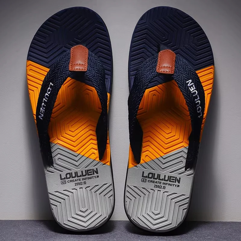 High Quality Hot Sale Men Flip Flops Summer Beach Flip Flops Men Fashion Breathable Casual Beach Men Slippers Summer Outdoor High Quality Hot Sale Men Flip Flops Summer Beach Flip Flops Men Fashion Breathable Casual Beach Men Slippers Summer Outdoor - Image 1
