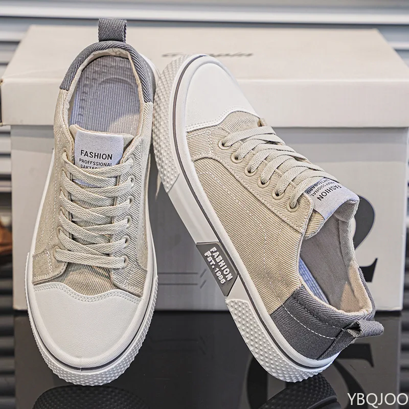 Lightweight breathable Men Shoes New Canvas Shoes Comfortable Plus Size Wear Resistant Fashionable Men Casual Sneakers Lightweight breathable Men Shoes New Canvas Shoes Comfortable Plus Size Wear Resistant Fashionable Men Casual Sneakers - Image 1