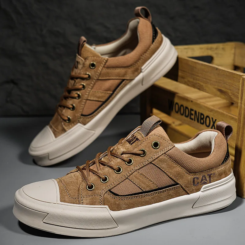 New Arrived Men Board Shoes All Season Anti Slip Wear-resistant Outdoor Off-road Hiking Shoes Luxury Classic Retro Men Sneakers New Arrived Men Board Shoes All Season Anti Slip Wear-resistant Outdoor Off-road Hiking Shoes Luxury Classic Retro Men Sneakers - Image 1