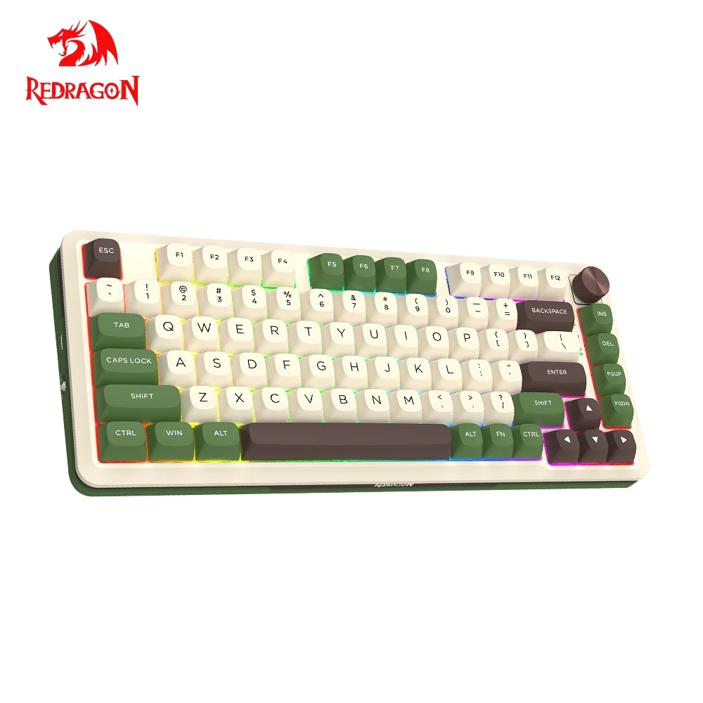 REDRAGON CYRUS K681 PRO RGB USB Mechanical Gaming Keyboard Support Bluetooth wireless 2.4G Wired Gamer 82 Keys for Computer PC REDRAGON CYRUS K681 PRO RGB USB Mechanical Gaming Keyboard Support Bluetooth wireless 2.4G Wired Gamer 82 Keys for Computer PC - Image 1